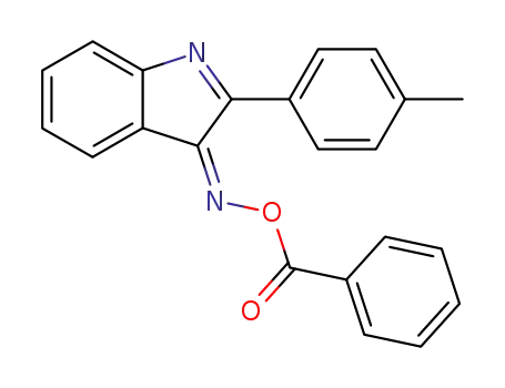 2-<i>p</i>-tolyl-indol-3-one-(<i>O</i>-benzoyl oxime )