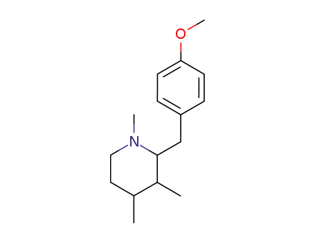 2-(4-methoxy-benzyl)-1,3,4-trimethyl-piperidine