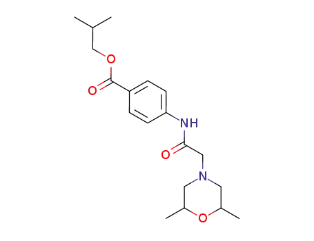 4-[2-(2,6-dimethyl-morpholino)-acetylamino]-benzoic acid isobutyl ester