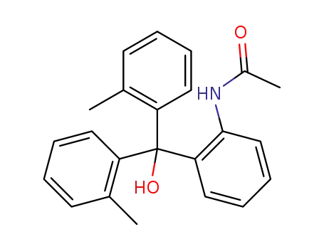 Molecular Structure of 112819-30-4 (acetic acid-[2-(α-hydroxy-2,2'-dimethyl-benzhydryl)-anilide])
