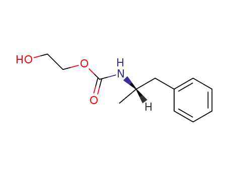 Molecular Structure of 4663-88-1 (((<i>S</i>)-1-methyl-2-phenyl-ethyl)-carbamic acid-(2-hydroxy-ethyl ester))