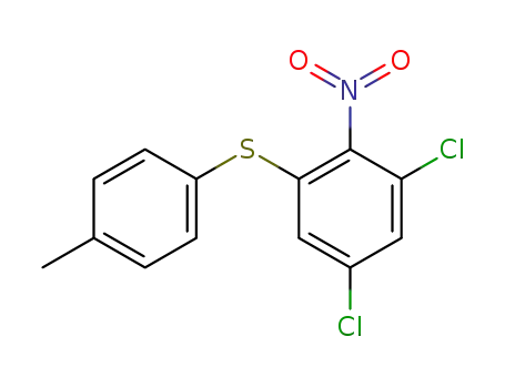 (3,5-dichloro-2-nitro-phenyl)-<i>p</i>-tolyl sulfide