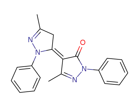 5,5'-dimethyl-2,2'-diphenyl-2,4-dihydro-2'<i>H</i>-[3,4']bipyrazolyliden-3'-one