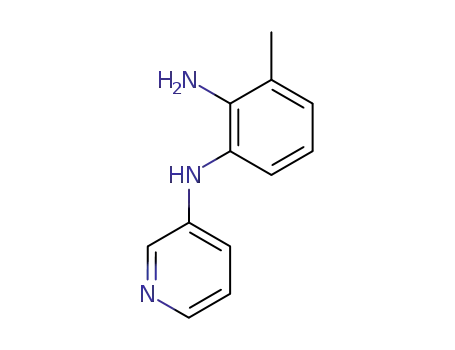 Molecular Structure of 857002-84-7 (3-methyl-<i>N</i><sup>1</sup>-[3]pyridyl-<i>o</i>-phenylenediamine)