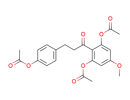 3-(4-acetoxy-phenyl)-1-(2,6-diacetoxy-4-methoxy-phenyl)-propan-1-one