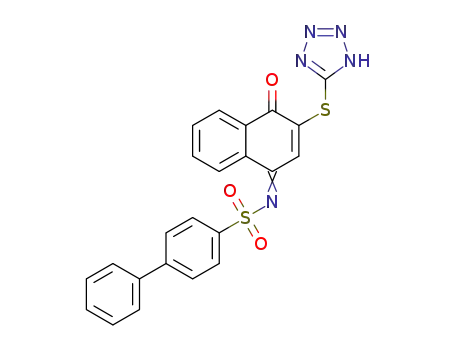 C<sub>23</sub>H<sub>15</sub>N<sub>5</sub>O<sub>3</sub>S<sub>2</sub>