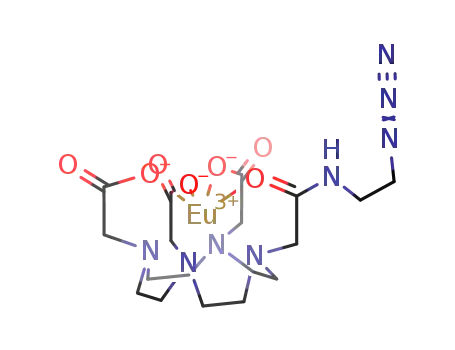 Eu(C<sub>8</sub>H<sub>16</sub>(NCH<sub>2</sub>CO<sub>2</sub>)3NCH<sub>2</sub>CONHC<sub>2</sub>H<sub>4</sub>N<sub>3</sub>)