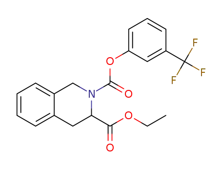 3-ethyl 2-(3-(trifluoromethyl)phenyl) 3,4-dihydroisoquinoline-2,3(1H)-dicarboxylate