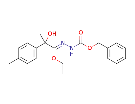 benzyl (2Z)-2-[1-ethoxy-2-hydroxy-2-(4-methylphenyl)propylidene]hydrazinecarboxylate