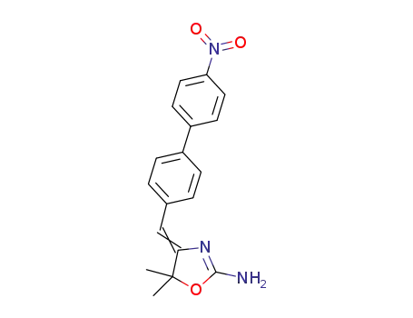 2-amino-5,5-dimethyl-4-[(4'-nitrobiphenyl-4-yl)methylidene]-2-oxazoline