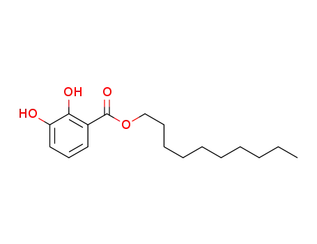 Molecular Structure of 1245829-56-4 (decyl-2,3-dihydroxybenzoate)
