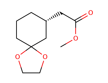 1,4-Dioxaspiro[4.5]decane-7-acetic acid, methyl ester, (7S)-