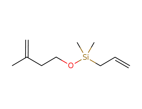 Molecular Structure of 1012314-18-9 (allyl(dimethyl)[(3-methylbut-3-en-1-yl)oxy]silane)