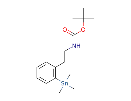 t-butyl 2-[2-(trimethylstannyl)phenyl]ethylcarbamate