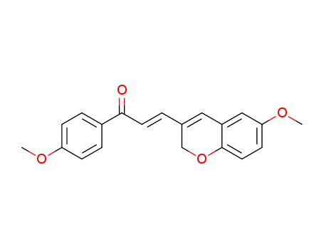 (E)-3-(6-methoxy-2H-chromen-3-yl)-1-(4-methoxyphenyl)prop-2-en-1-one