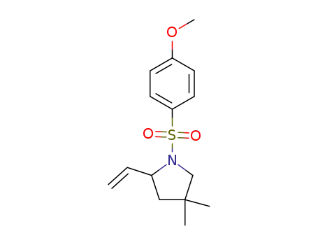 1-[(4-methoxyphenyl)sulfonyl]-4,4-dimethyl-2-vinylpyrrolidine