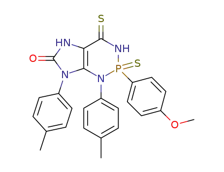 2-(4-methoxyphenyl)-1,7-bis(4-methylphenyl)-4-thioxo-1,2,3,4,5,7-hexahydro-6H-imidazo[4,5-d]-[1,3,2λ5]diazaphosphinin-6-one 2-sulfide
