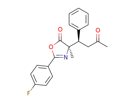 (R)-2-(4-fluorophenyl)-4-methyl-4-((R)-3-oxo-1-phenylbutyl)oxazol-5(4H)-one