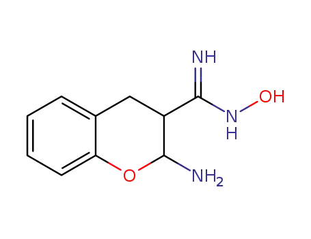 Molecular Structure of 1384471-91-3 (2-amino-N'-hydroxychroman-3-carboxamidine)