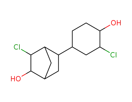 3-chloro-5-[3-chloro-4-hydroxycyclohexyl]bicyclo[2.2.1]heptan-2-ol