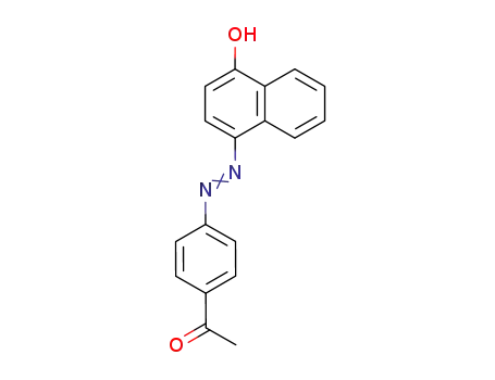 Ethanone, 1-[4-[(4-hydroxy-1-naphthalenyl)azo]phenyl]-
