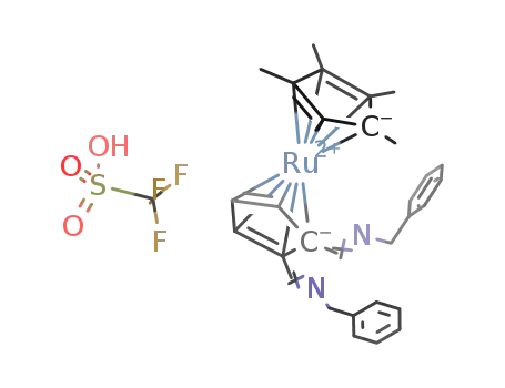 [Cp*Ru{η<sup>5</sup>-(benzyl)<sub>2</sub>(aminofulvene-formaldiminate)}H][triflate]