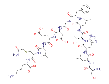 H-Ser-Leu-His-Thr-Leu-Phe-Gly-Asp-Glu-Leu-(S-carbamoylmethyl-Cys)-Lys-OH