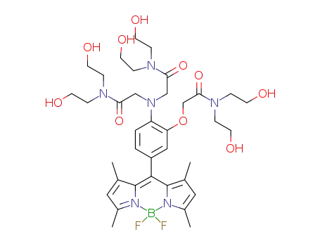 C<sub>37</sub>H<sub>53</sub>BF<sub>2</sub>N<sub>6</sub>O<sub>10</sub>