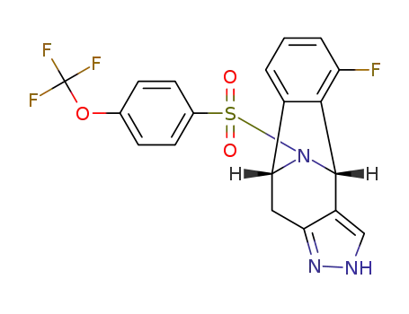 C<sub>19</sub>H<sub>13</sub>F<sub>4</sub>N<sub>3</sub>O<sub>3</sub>S