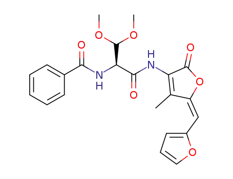 C<sub>22</sub>H<sub>22</sub>N<sub>2</sub>O<sub>7</sub>