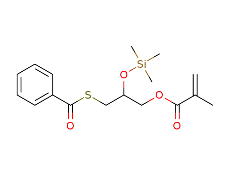 3-(benzoylsulfanyl)-2-[(trimethylsilyl)oxy]propyl 2-methylacrylate