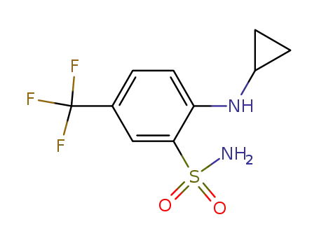 2-(cyclopropylamino)-5-(trifluoromethyl)benzenesulfonamide
