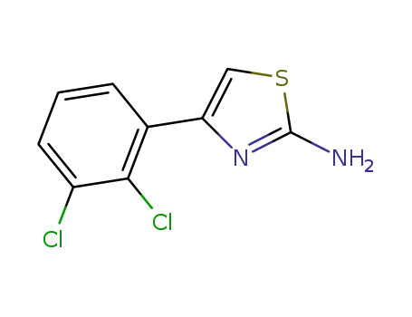 Molecular Structure of 886494-98-0 (4-(2,3-dichlorophenyl)-1,3-thiazol-2-amine)