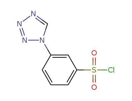 Benzenesulfonyl chloride, 3-(1H-tetrazol-1-yl)-