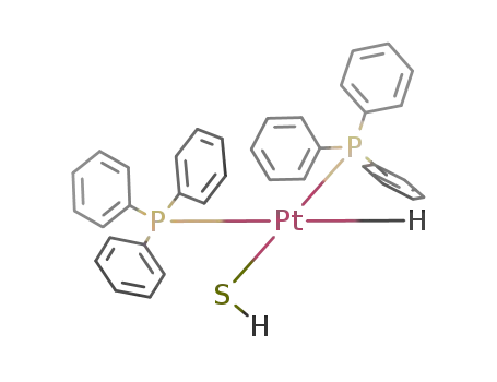 PtH(P(C<sub>6</sub>H<sub>5</sub>)3)2(SH)
