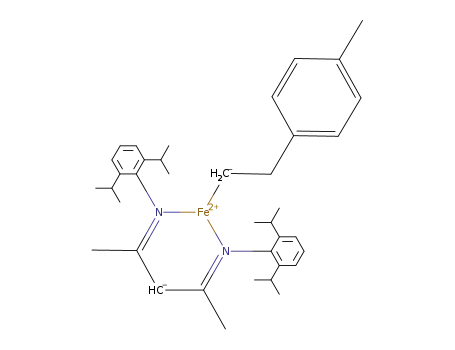 (2,4-bis(2,6-diisopropylphenylimino)pent-3-yl)FeCH<sub>2</sub>CH<sub>2</sub>C<sub>6</sub>H<sub>4</sub>-p-Me