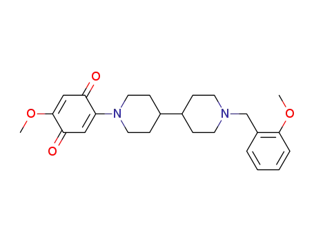 2-methoxy-5-(1'-(2-methoxybenzyl)-4,4'-bipiperidin-1-yl)cyclohexa-2,5-diene-1,4-dione