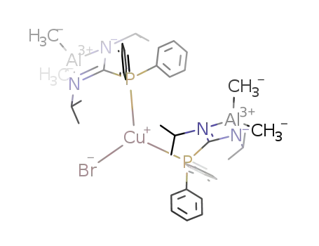 CuBr[(Ph<sub>2</sub>PC(NiPr)2)AlMe<sub>2</sub>]