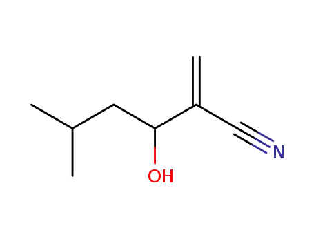 Molecular Structure of 112632-66-3 (Hexanenitrile, 3-hydroxy-5-methyl-2-methylene-)