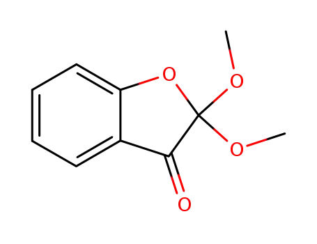 Molecular Structure of 75335-04-5 (3(2H)-Benzofuranone, 2,2-dimethoxy-)