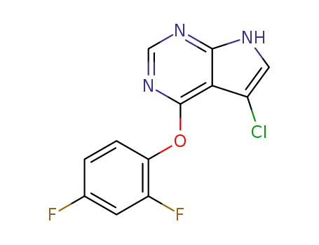 C<sub>12</sub>H<sub>6</sub>ClF<sub>2</sub>N<sub>3</sub>O