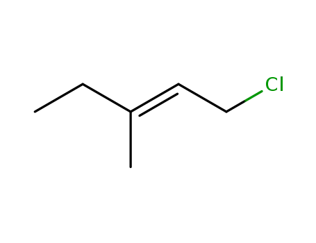 Molecular Structure of 53309-84-5 ((E)-1-chloro-3-methylpent-2-ene)