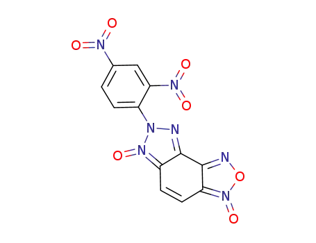 5-(2,4-dinitrophenyl)-5H-[1,2,3]triazolo[4,5-e][2,1,3]benzooxadiazole 1<sup>(3)</sup>,6-dioxide