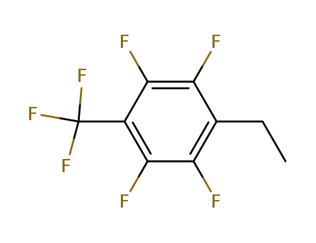 Molecular Structure of 70446-73-0 (4-Ethyl-heptafluot-toluol)