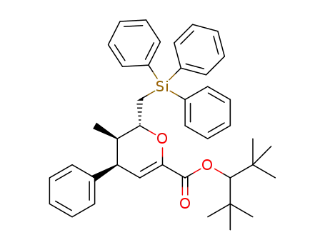 (2S,3R,4S)-2,2,4,4-tetramethylpentan-3-yl 3-methyl-4-phenyl-2-(triphenylsilylmethyl)-3,4-dihydro-2H-pyran-6-carboxylate
