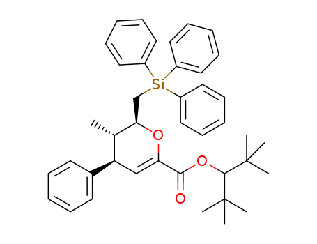 (2S,3S,4S)-2,2,4,4-tetramethylpentan-3-yl 3-methyl-4-phenyl-2-(triphenylsilylmethyl)-3,4-dihydro-2H-pyran-6-carboxylate