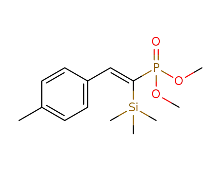 dmethyl (E)-2-(4-methylphenyl)-1-(trimethylsilyl)vinylphosphonate