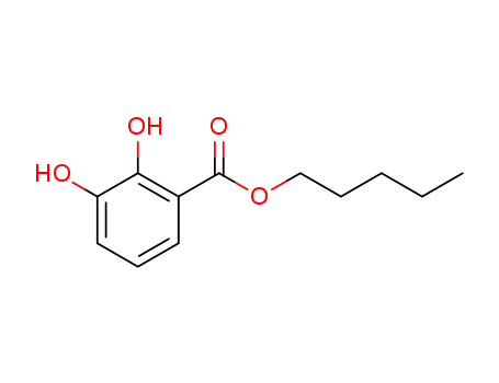 Molecular Structure of 1245829-49-5 (pentyl 2,3-dihydroxybenzoate)