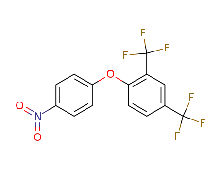 Molecular Structure of 50594-28-0 (Benzene, 1-(4-nitrophenoxy)-2,4-bis(trifluoromethyl)-)