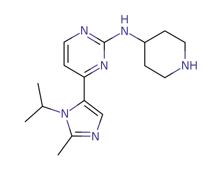 4-(2-methyl-3-propan-2-yl-imidazol-4-yl)-N-(4-piperidinyl)pyrimidin-2-amine